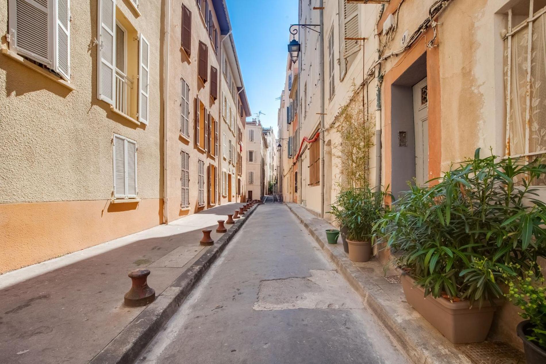 Apartmán Au Coeur Du Panier Avec Terrasse 2 A 4 Personnes Climatisation Marseille Exteriér fotografie